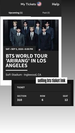 BTS tickets
