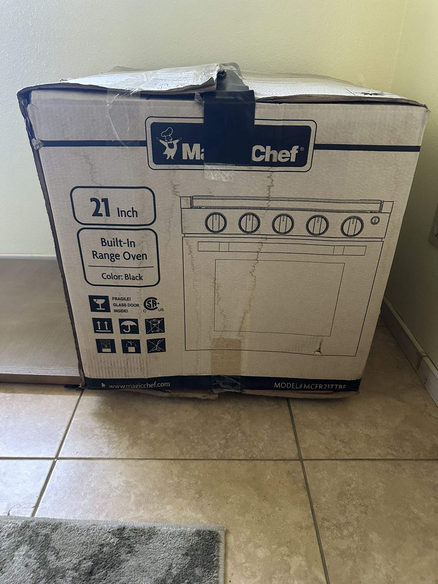 Magic Chef Built In Range Oven 21 inch