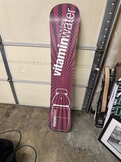 Vitamin water promo snowboard