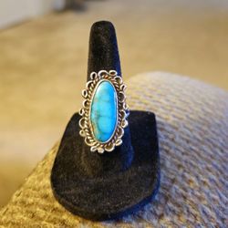 Vintage Turquoise Ring  size 6.5