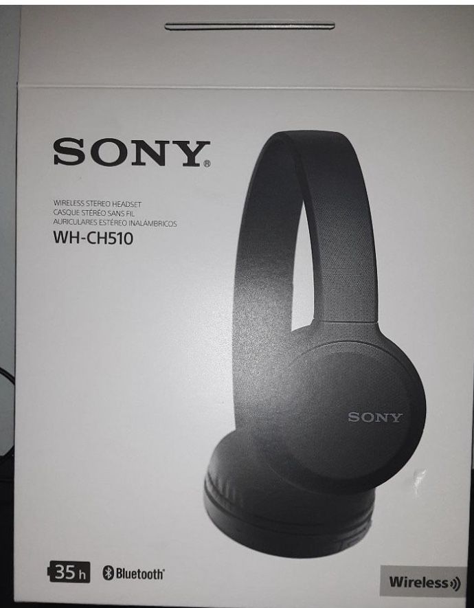 New Sony Wireless Headphones WH-CH510