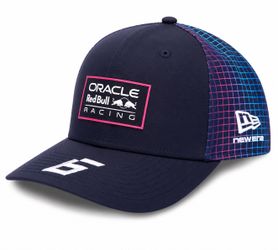 Oracle Red Bull Racing New Era 9FORTY A-Frame Miami GP Hard Rock F1 Hat Cap OSFM