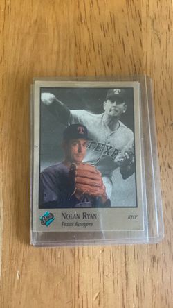 Nolan Ryan Studio Baseball Card Texas Rangers
