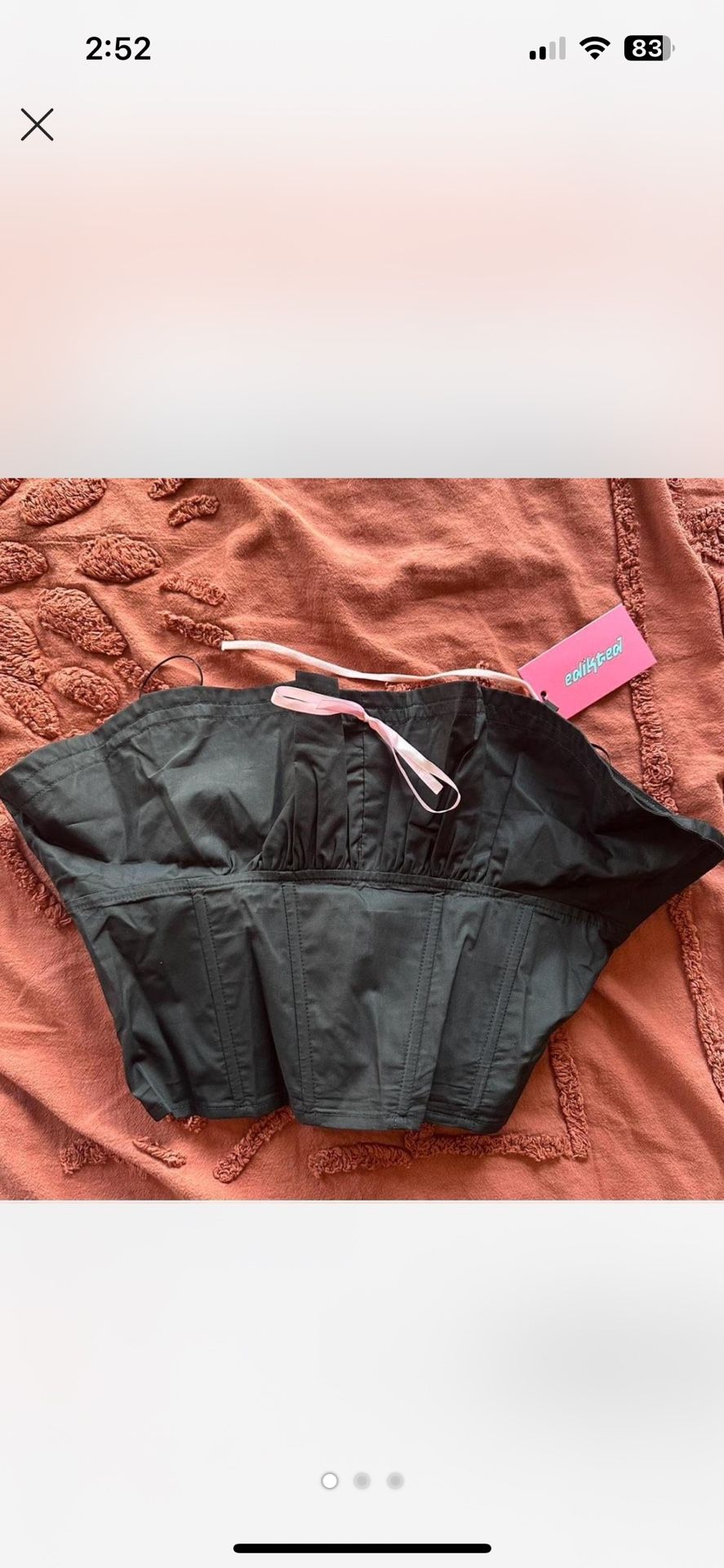 Adikted CORSET TUBE TOP