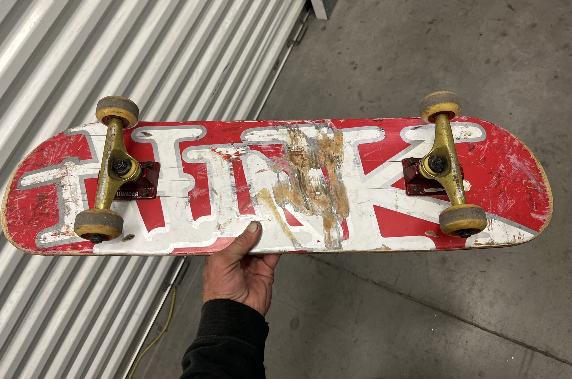 Vintage Think Skateboard Complete