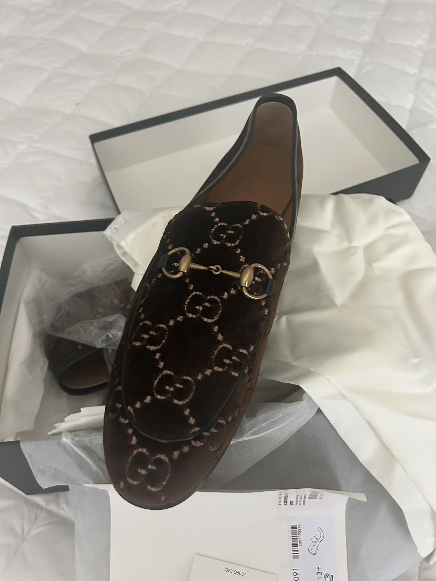 Authentic Men’s Velvet GG Shoes