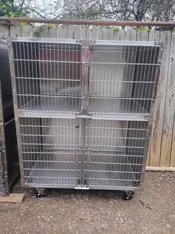 Stainless Steel Vet Cages