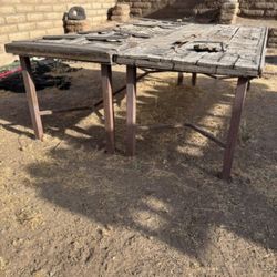 Industrial Steel Table Base Project Piece (I have 2 of these) priced per each