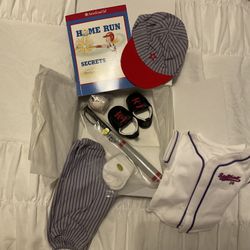 1999 American Girl Softball Set.  Brand New 