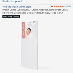 Dream On Me Cradle Mattress
