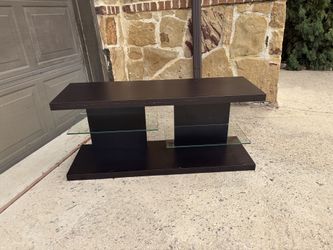 2-shelf TV Console Glossy Black