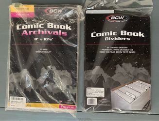 NEW Comic Book Mylar Bags Golden Age 50ct and Dividers (25ct) $30 For All