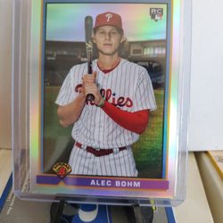 Phillies Alec Bohm Rookie  Refractor  Card 