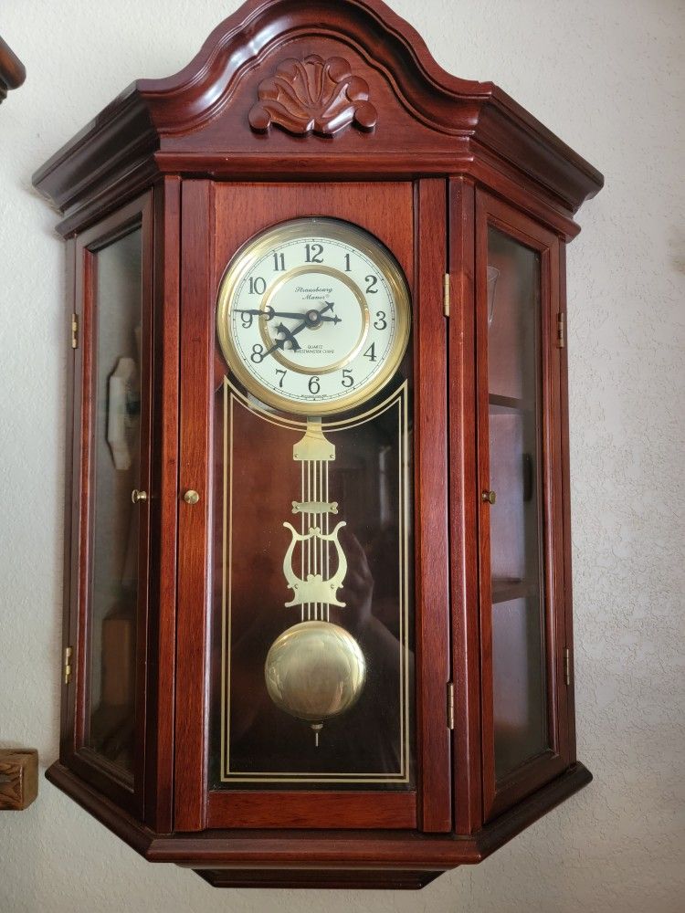 Strausbourg Manor Quartz Westminster CHIME wall Clock