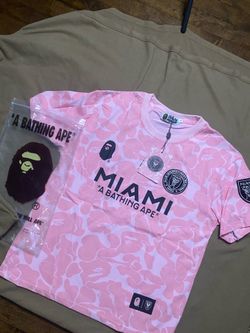 A bathing ape X inter Miami T-shirt