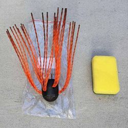 Vevor 24 foot fireplace chimney cleaning sweep brush kit with 8 nylon flexible rotary rods RENT/BUY