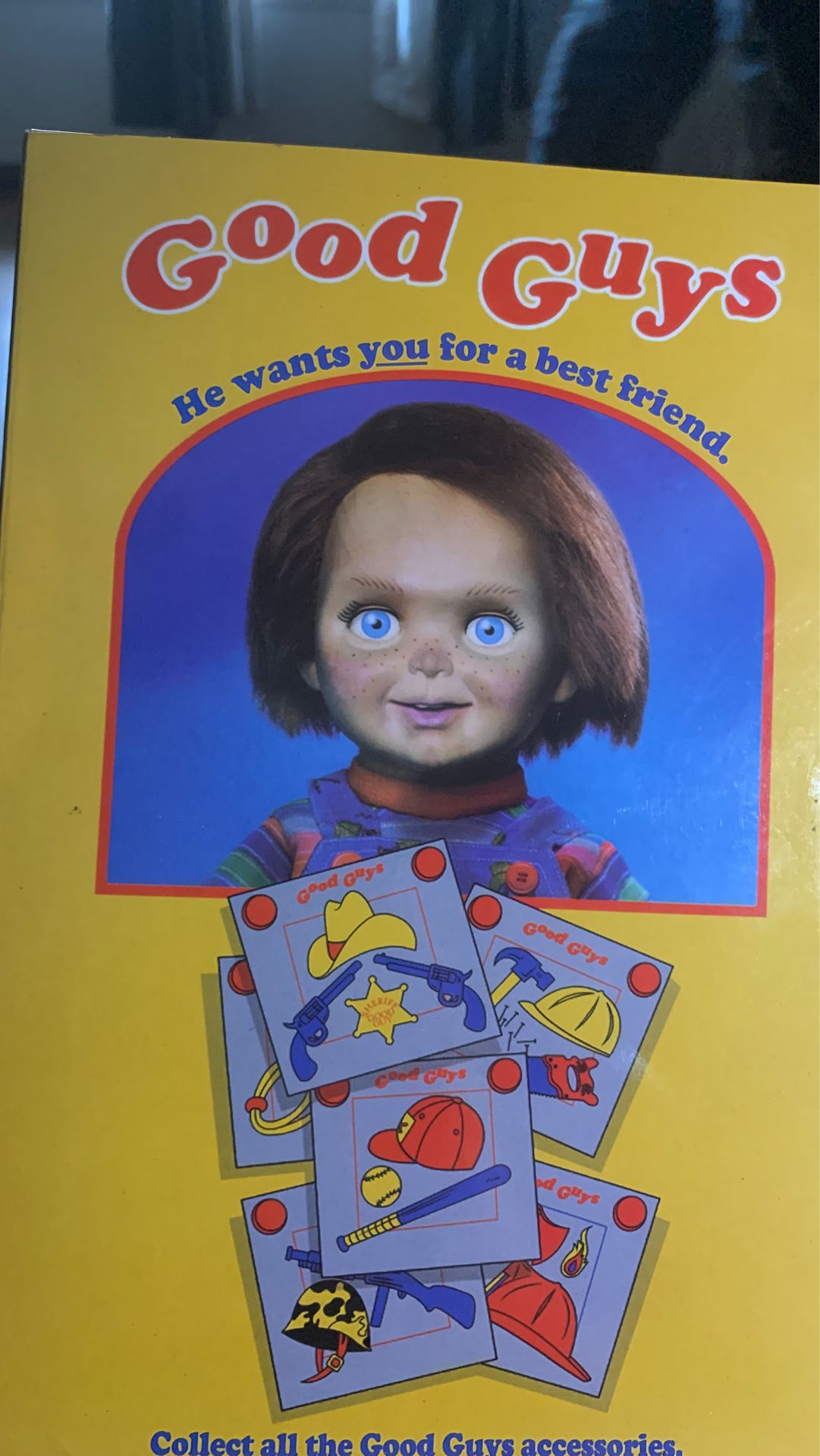 Good guys chucky doll action figure with changeable heads collectors item