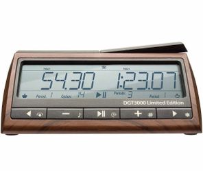 DGT 3000 Limited Edition Digital Chess Clock Timer Brown Wood Grain | Brand NEW
