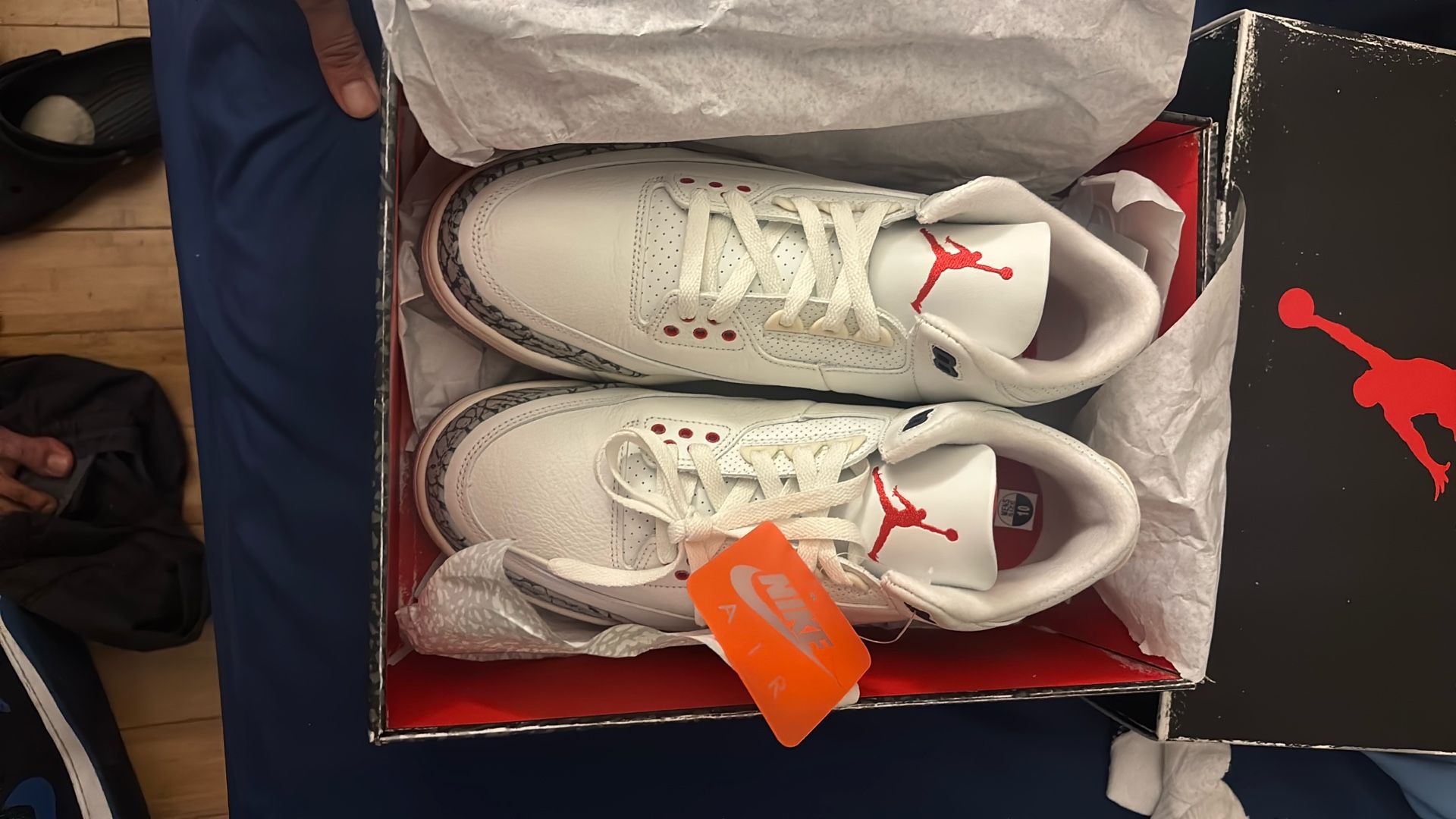Air Jordan 3 White Cement Size 10 New