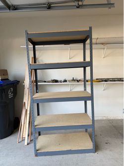 5-Shelf Heavy Duty Steel Garage Storage Rack