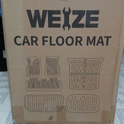 Weize All-Weather TPE Floor Mats & Cargo Liners for 2021-24 Tesla Model Y 6-Seat