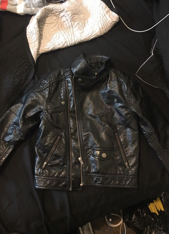 Boys H&M leather biker Jacket