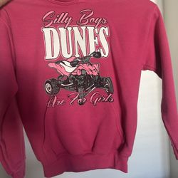 Girls Pink Dune Riding Hoodie 
