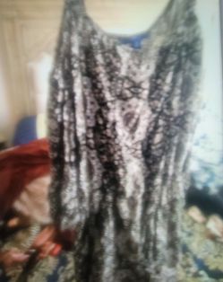 Navy Blue & White Jumper 