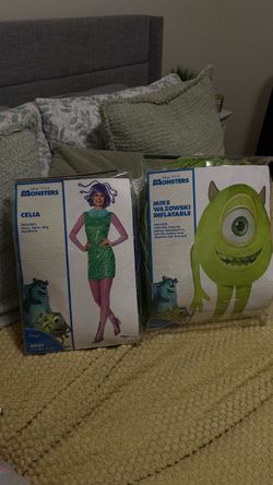 Celia and Mike wazowski custome
