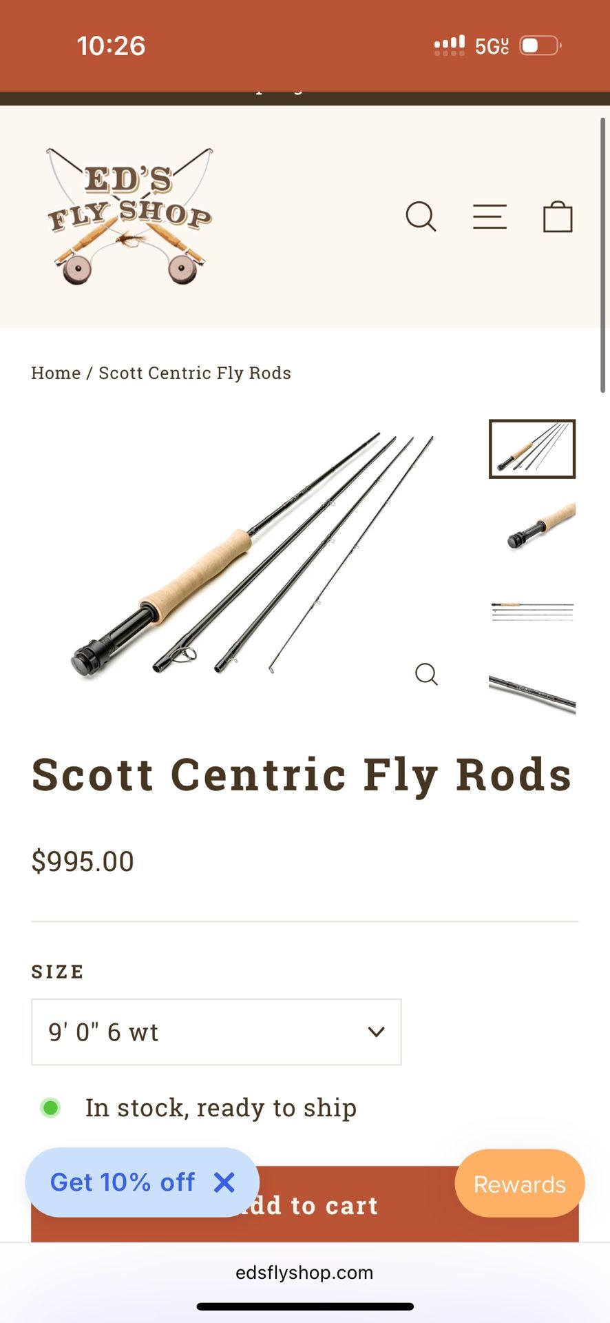 Fly Rods For Sale (Scott,Hardy, loop)
