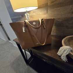 Coach Leather Tote