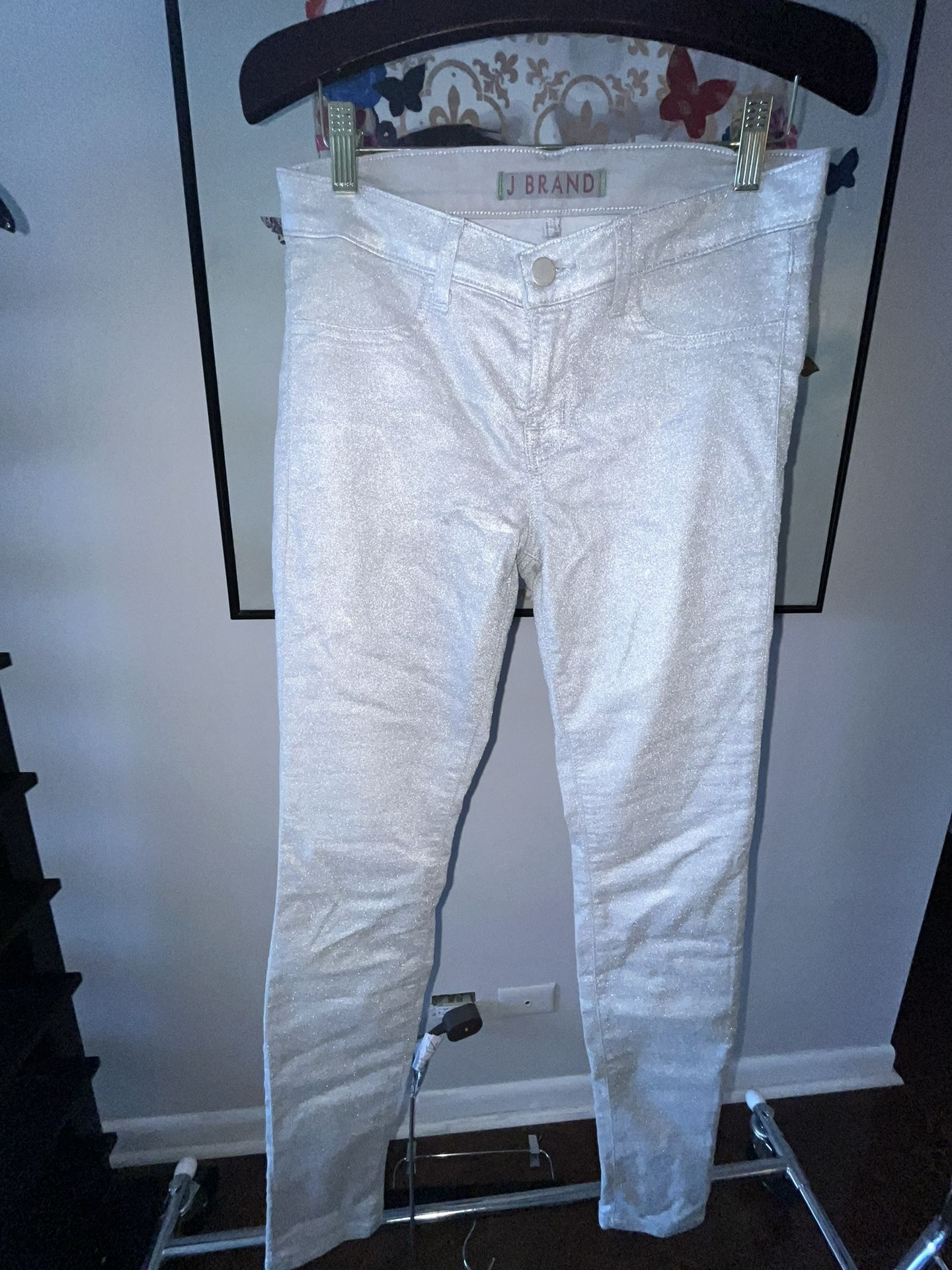 Super Skinny Jeans Buy Silver Jeans Metallic Skinny Jeans With