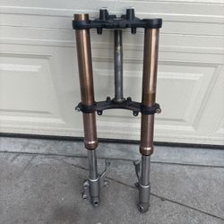 Kawasaki Z125 Front Forks Complete 