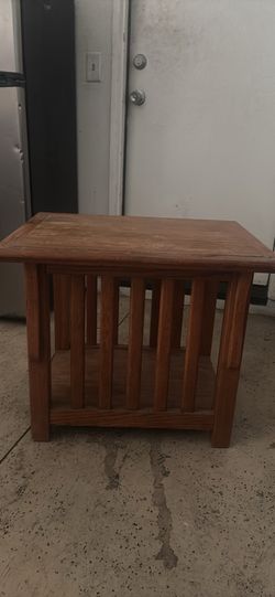 Wooden coffee table