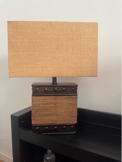 Brown/Beige Nautical Rope Lamp