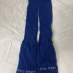 Blue Kids Youth  soccer Or Baseball Socks