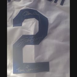 Dodgers Tommy Lasorda Steve Garvey & Ron Cey Autograph Jersey