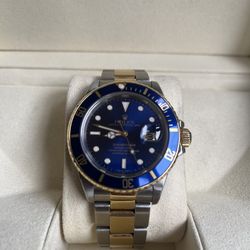 Rolex Submariner Date Two Tone Bluesy 