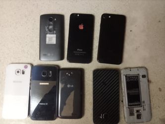 8 phones for parts $20