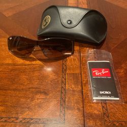 Ray Ban RB 3268 041/13 Sunglasses Color: 041/13 Gunmetal w/brown faded Lenses