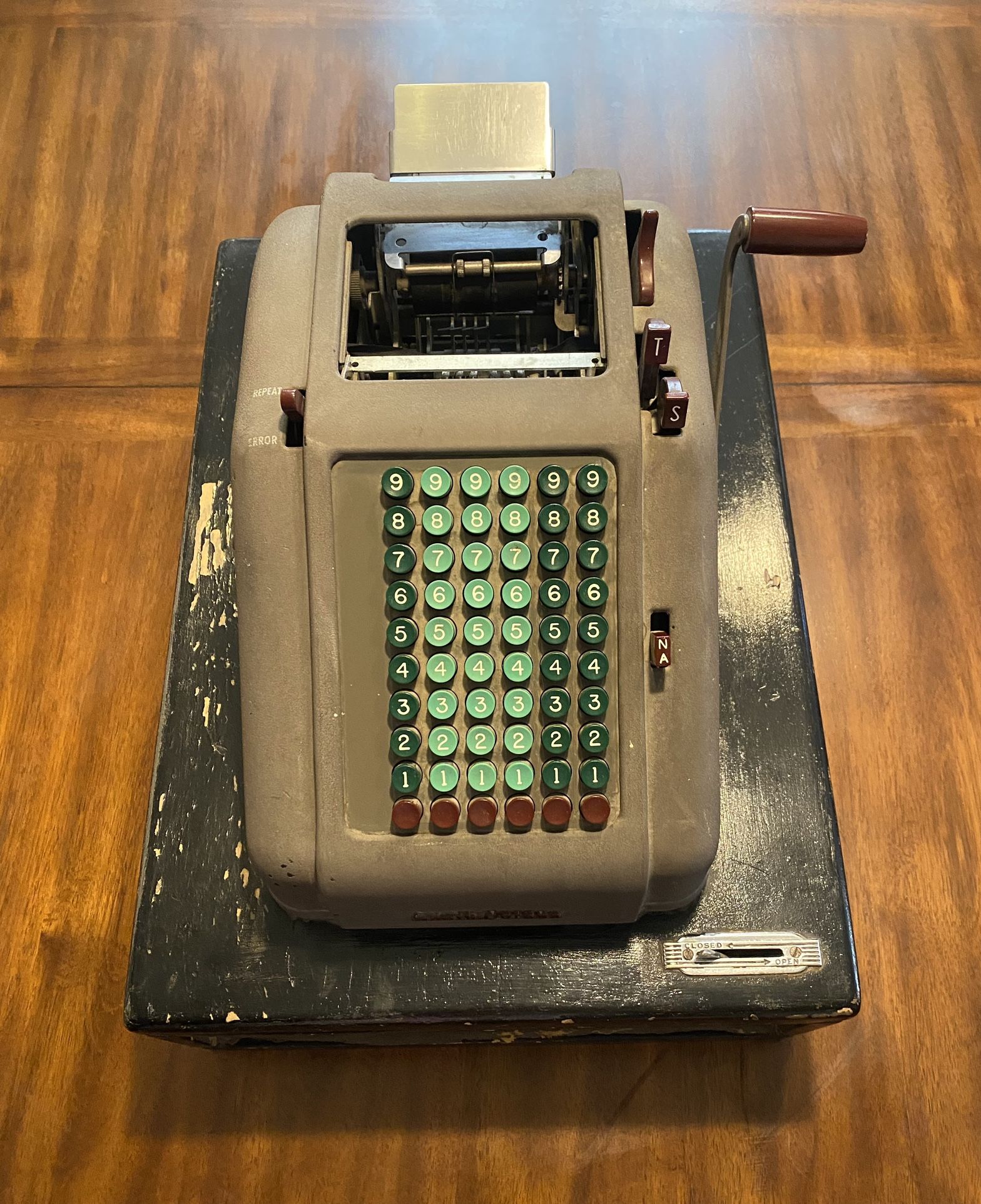 Vintage Antique Corona Cash Register
