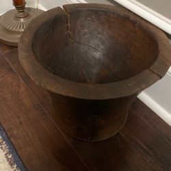 Primitive Wooden Bowl