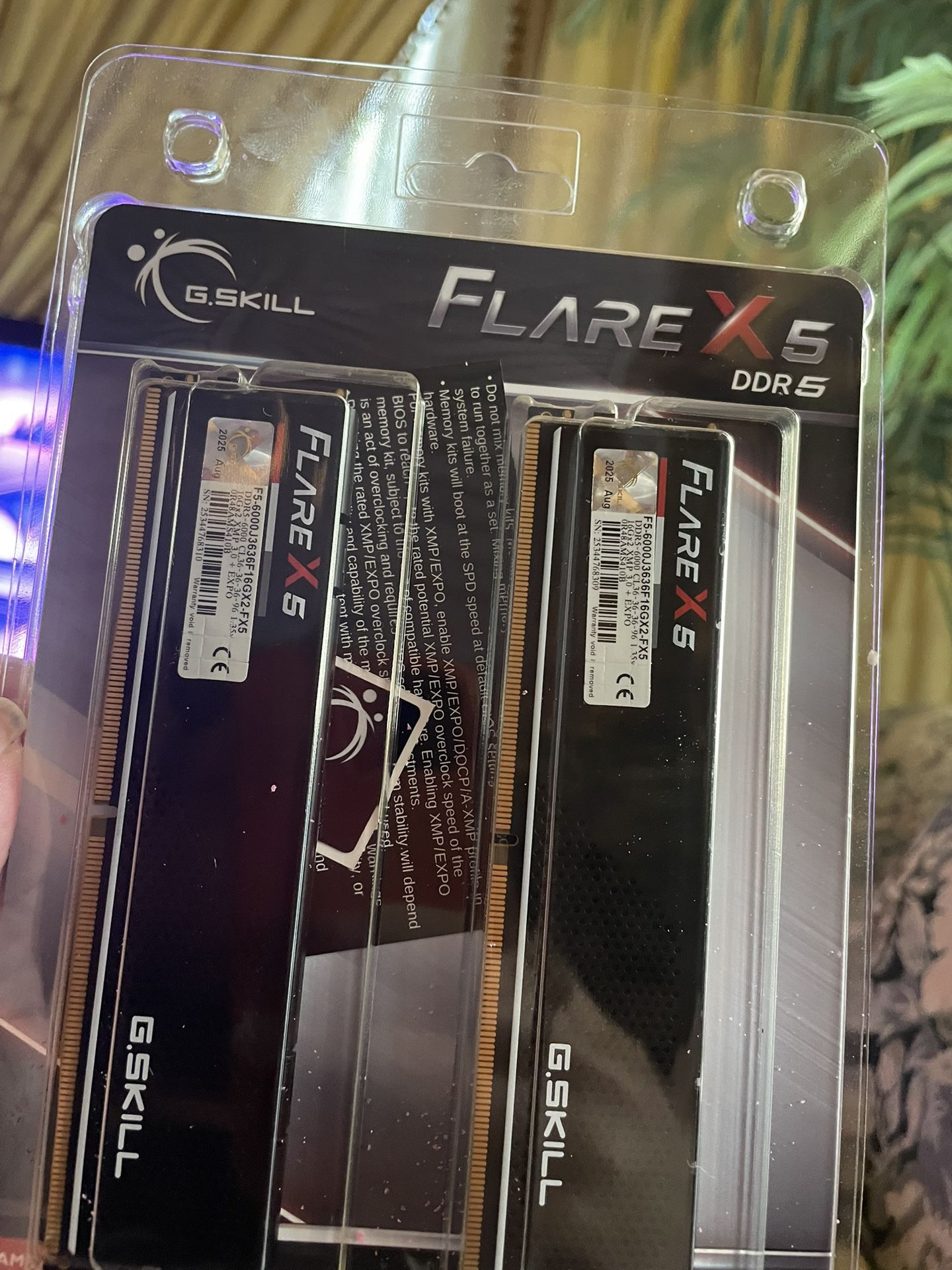 Memory Ram g skill ddr5 32gb Brand New
