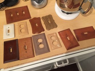 Vintage light switch covers