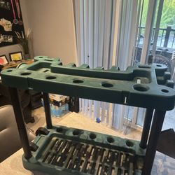 Rolling Garden Tool Rack/organizer