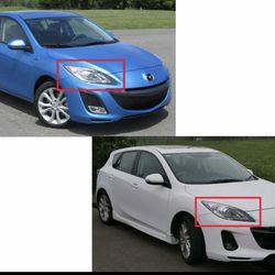 Mazda3/Axela 09-13 LED Halo Headlight Black for MAZDA 3 2009-2013