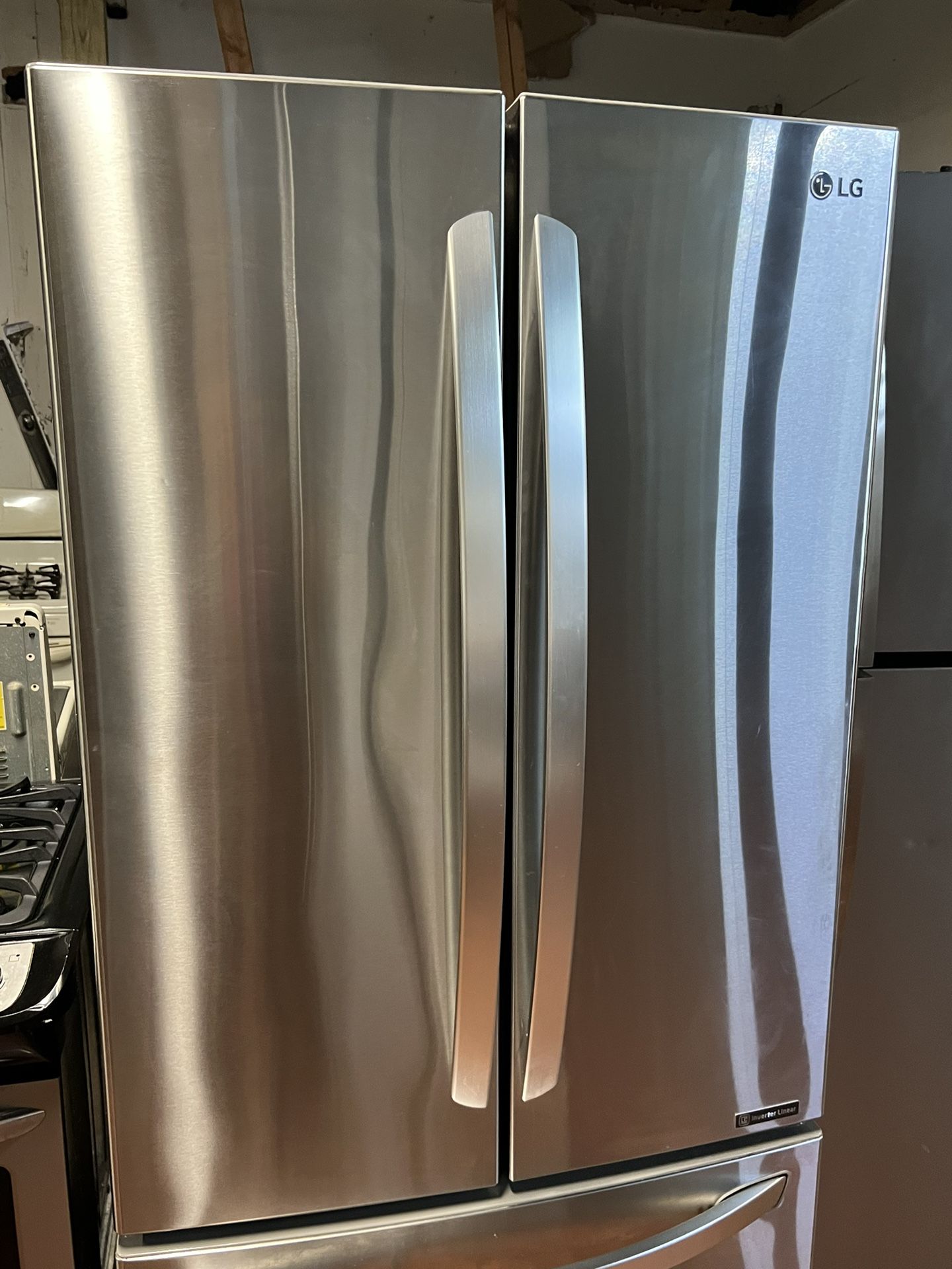 LG 70X30X31 French door refrigerator/neveras tres puertas Stainless