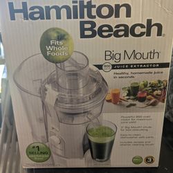 Hamilton Beach Big Mouth Juice Extractor.