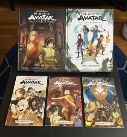 Avatar The Last Airbender Comic Lot (The Promise, The Rift & The Search - 3 TPBs 2 library editions)
