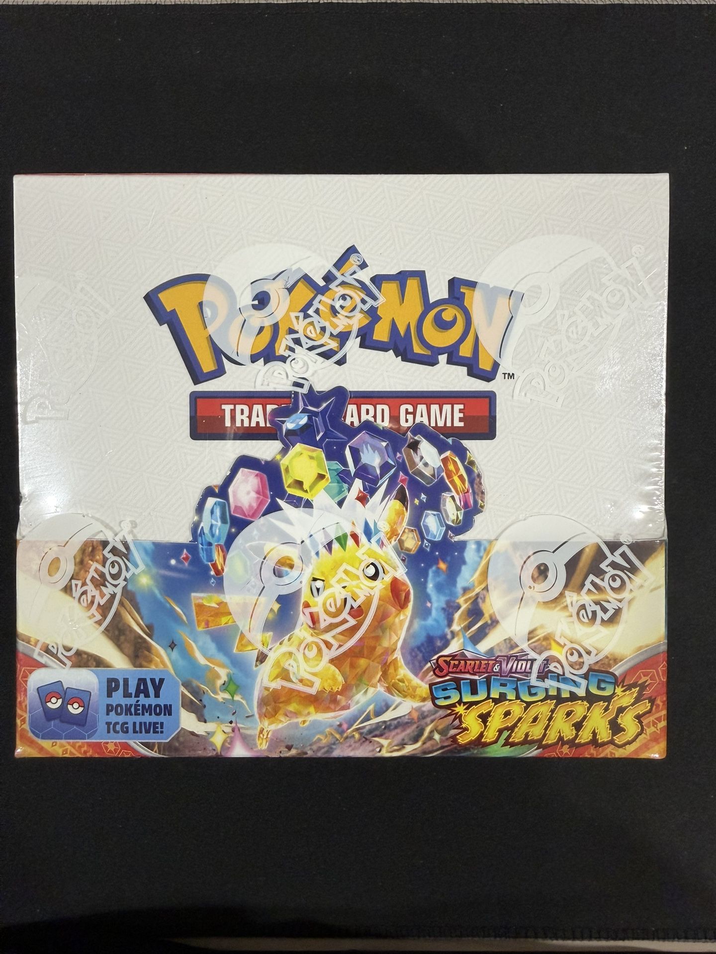 surging sparks - booster box Pokemon Scarlet & Violet Checklane Blister 16 Pack Terawatts of electricity crash down from the sky in a tropical paradise Pokemon Scarlet & Violet -